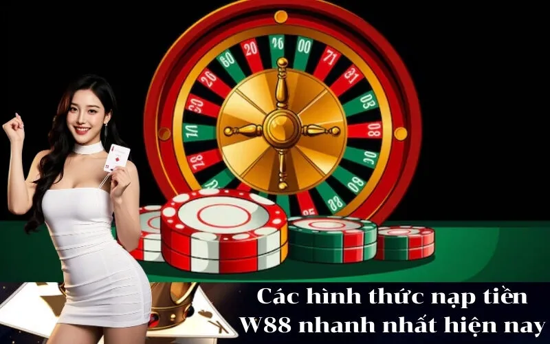 Các hình thức nạp tiền W88 nhanh nhất hiện nay