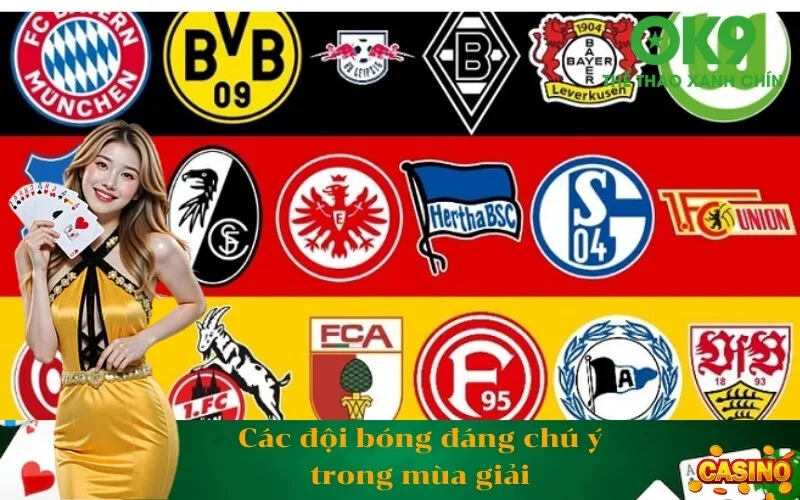 Các đội bóng đáng chú ý trong mùa giải
