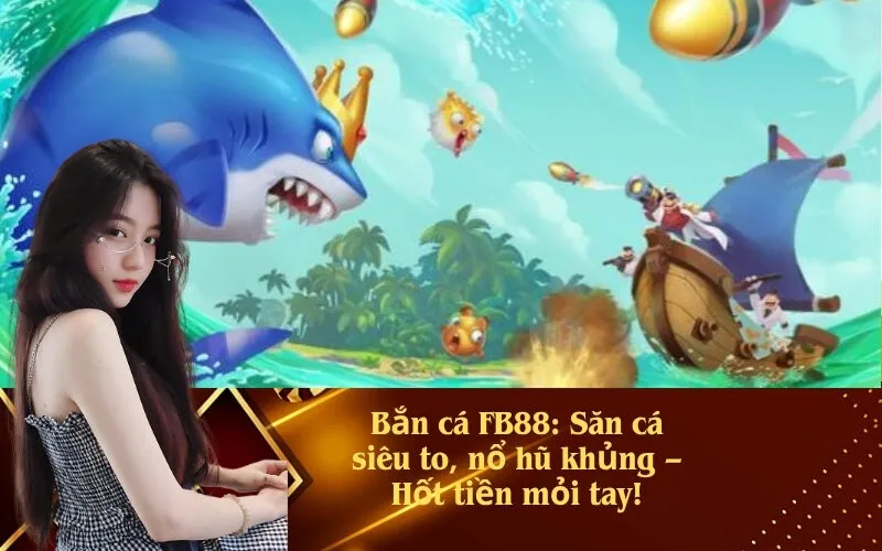 Bắn cá FB88: Săn cá siêu to, nổ hũ khủng – Hốt tiền mỏi tay!